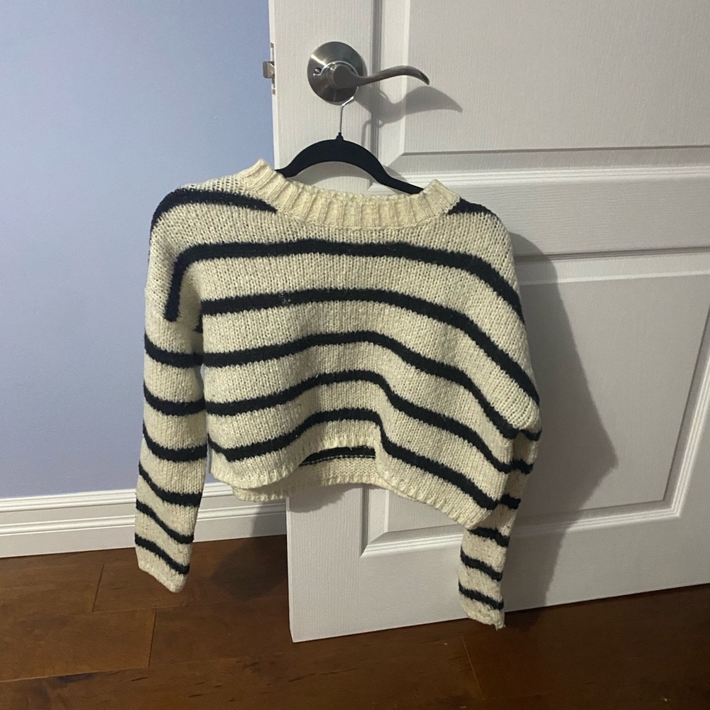 Striped Black and White Sweater